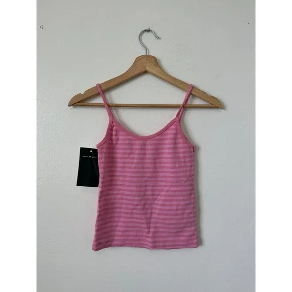 John Galt (Brandy Melville) Skylar Tank Top – Pink Striped – One Size – NWT - Picture 6 of 6